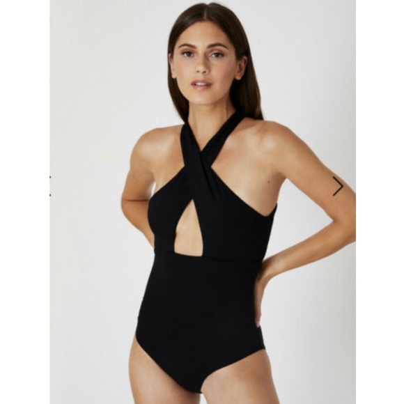 Onia Other - Onia Nicole Ribbed Black One Piece Swimsuit XS